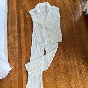 Bridal cover up two piece set